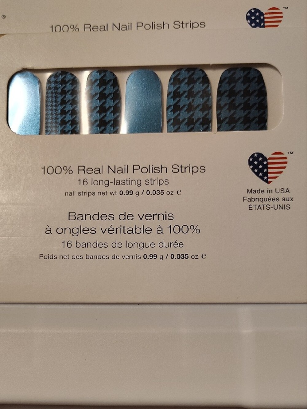 Color Street Nail Strips — 4 Pack - Christmas, Thanksgiving And Blue Plaid Mix - Picture 2 of 6